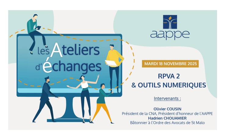 Atelier d&rsquo;échanges 18 novembre 2025: RPVA 2 & outils numériques